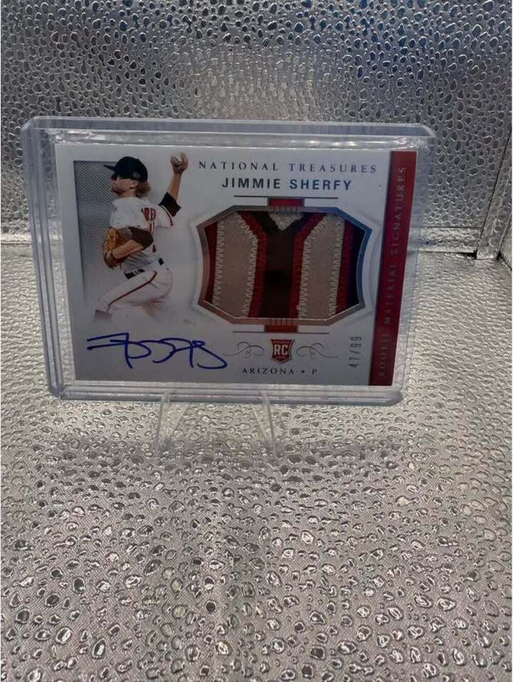 2018 National Treasures Jimmie Sherfy Rookie Patch Auto /99 – RPA